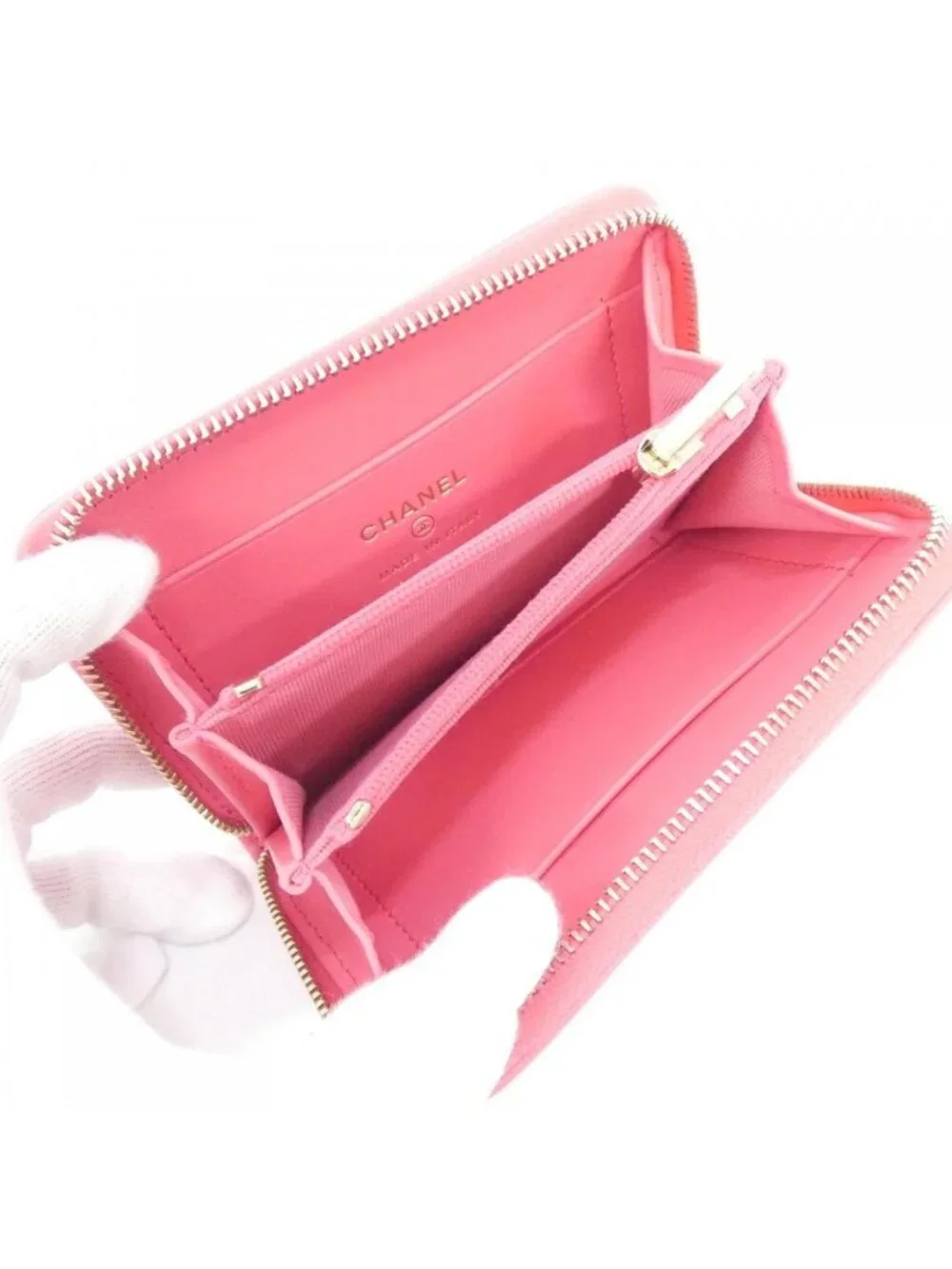 Chanel Coin Case Coin Purse Pink